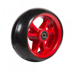 06033224 Ruota 5' gomma nera cerchio rosso