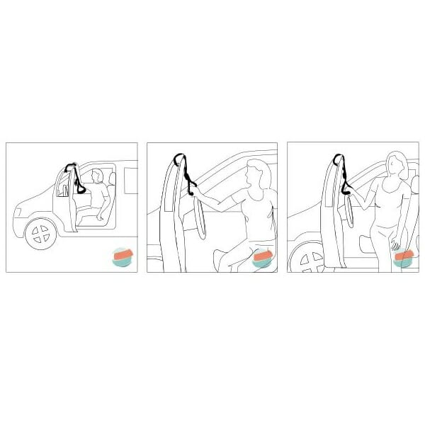 Cinghia per accesso ed uscita dell’automobile Allmobility