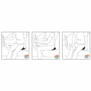 Cuscino girevole per auto Allmobility TR CUSCAUT a
