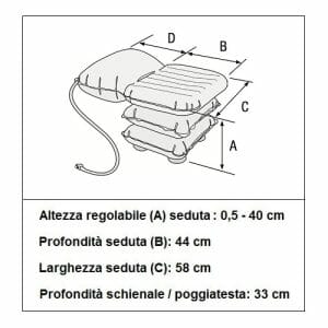Sollevatore da vasca ad aria Daino Allmobility BA SOLDAINO 10 Sollevatore da vasca ad aria Daino Allmobility BA SOLDAINO E