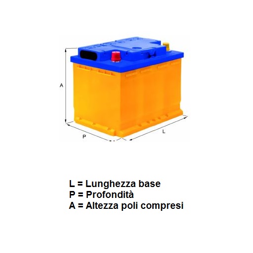 03009027 Batteria Fiamm 6 V 45 Ah 2