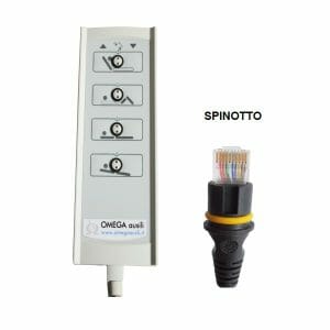 Telecomando per letto 8 tasti 02006015