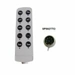 Telecomando per letto a 10 tasti 02146001