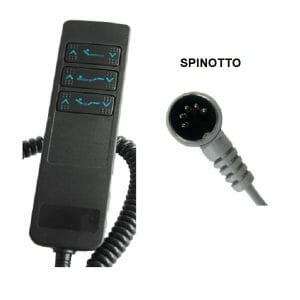 Telecomando per letto a 6 tasti 02043009
