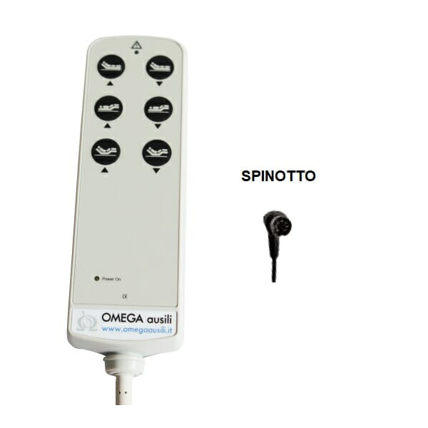 Telecomando per letto a 6 tasti 02146014 A