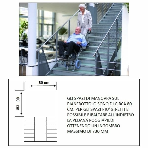 Montascale a ruote C MAX Medimec f