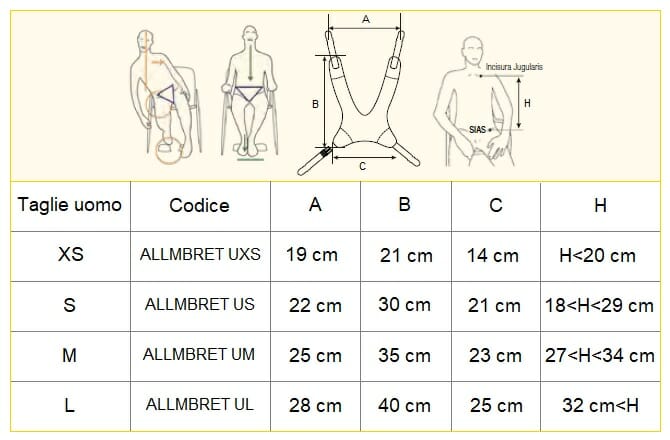 Corpetto a bretellaggio uomo Allmobility