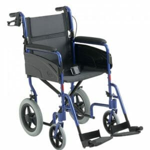 Cadeira de rodas dobrável Invacare Alu Lite 40.5 cm
