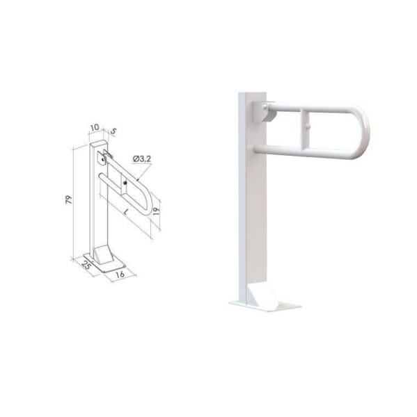 Maniglione ribaltabile M PRTROTOL Allmobility