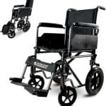 Sedia a Rotelle, S230, Pieghevole E Leggera, Seduta 40 Cm